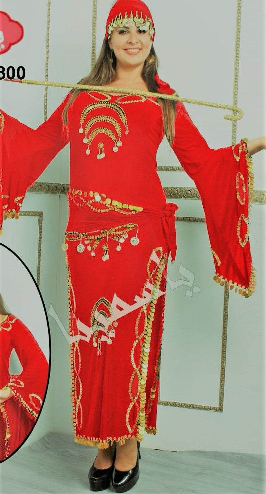 robe baladi avec ceinture